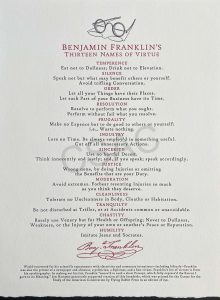Benjamin Franklin broadside