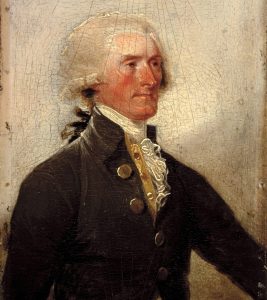 Thomas Jefferson painted by John Trumbull 1786 (depicting a younger Jefferson in 1776)